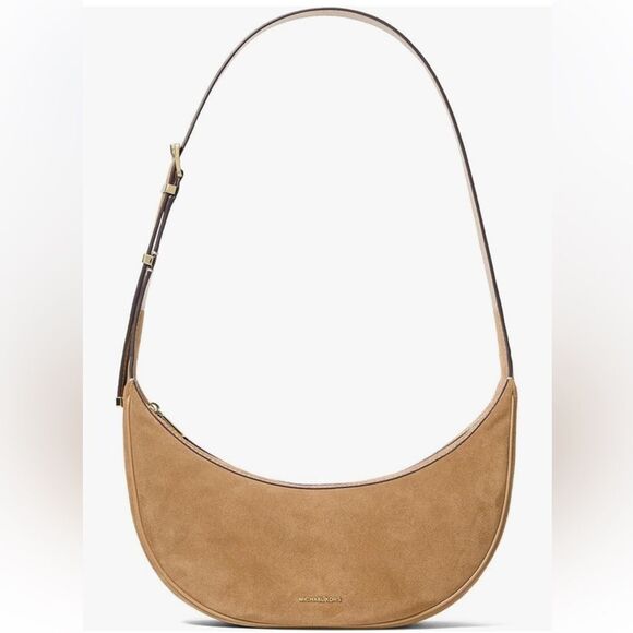 Michael Kors Avra Medium Convertible Sling Crossbody, bag, purse camel - Picture 2 of 12